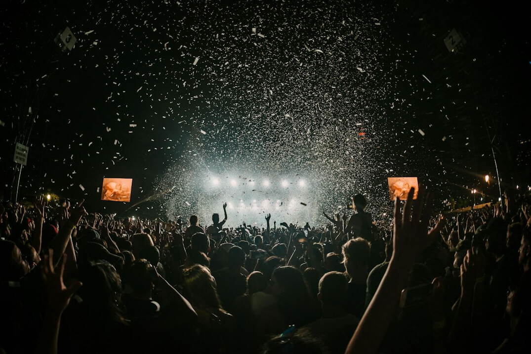 crowd at live event